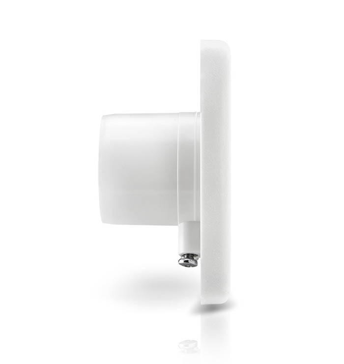 Vysavačová zásuvka WALL obdélník - bílá s nepřilnavým povrchem. Určeno pro centrální vysavače.